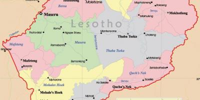 Мапата на Лесото